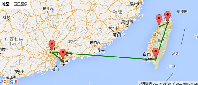 广东访台湾服务器网络线路图